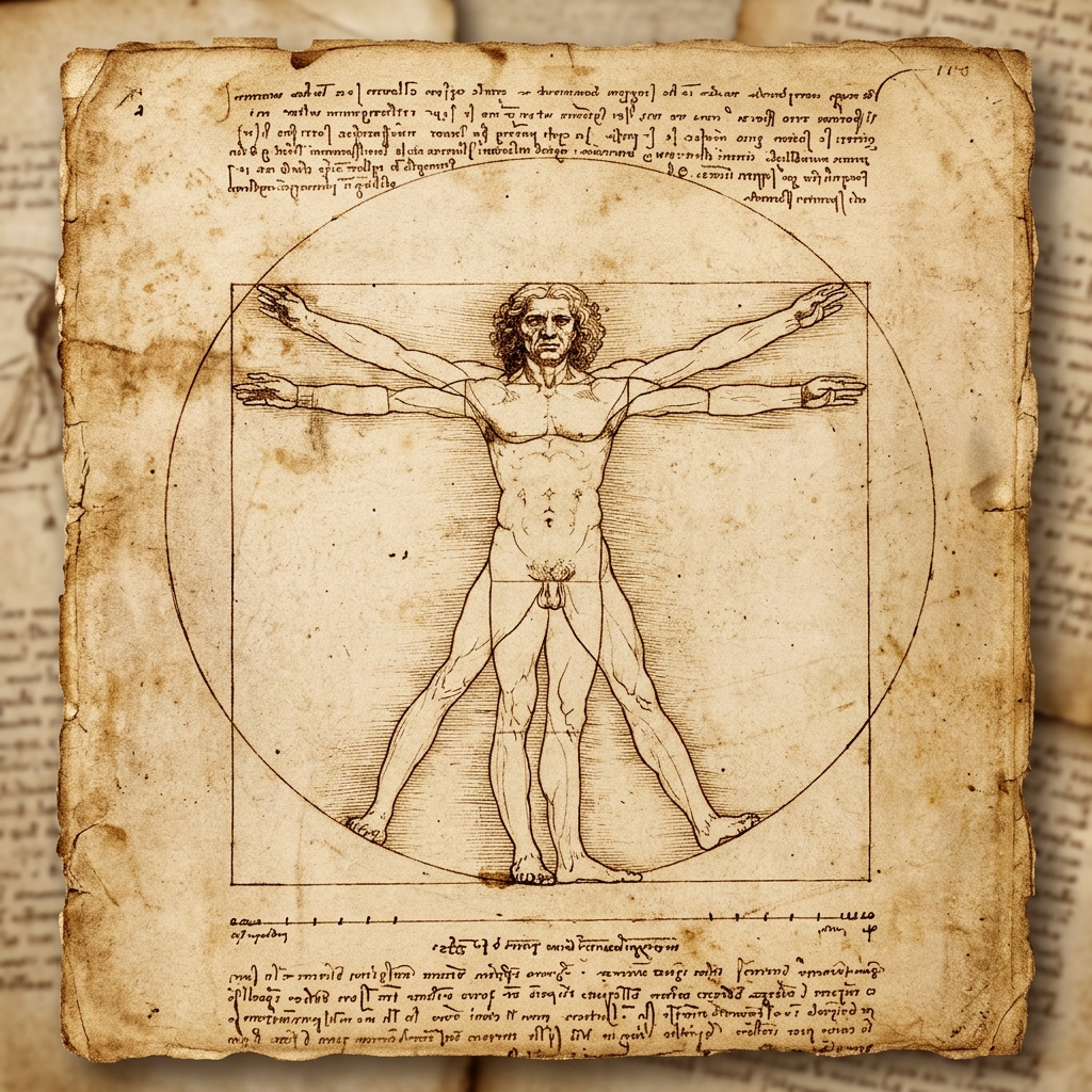 El petit Leonardo - Vitruvian Man
