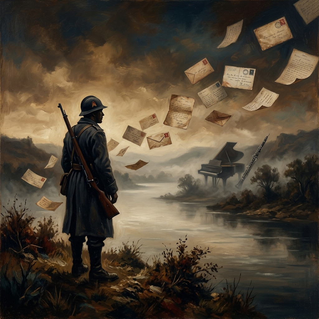 Poster de Marcel, cartes des del front